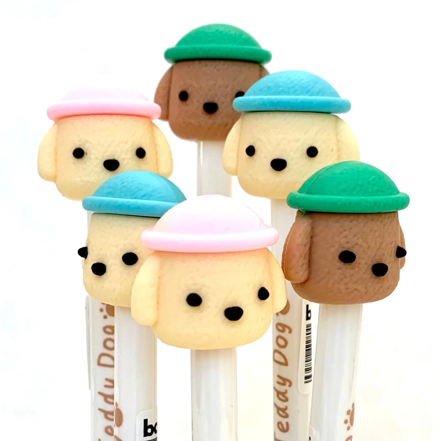 X 22398 TEDDY DOG RETRACTABLE GEL PEN-DISCONTINUED