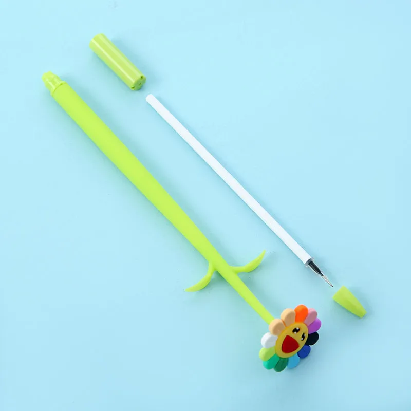 X 22417 SUNSHINE RAINBOW FLOWER GEL PEN-DISCONTINUED